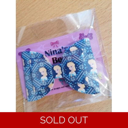 Disney Frozen Elsa Single Hair Bow